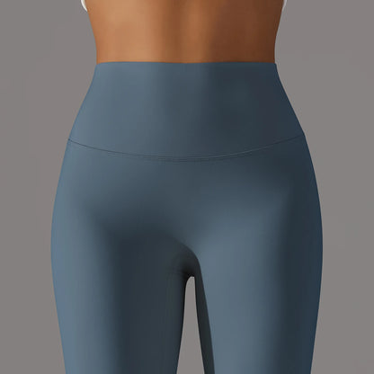 LuxeLift™ High-Waisted Seamless Leggings Blue Grey