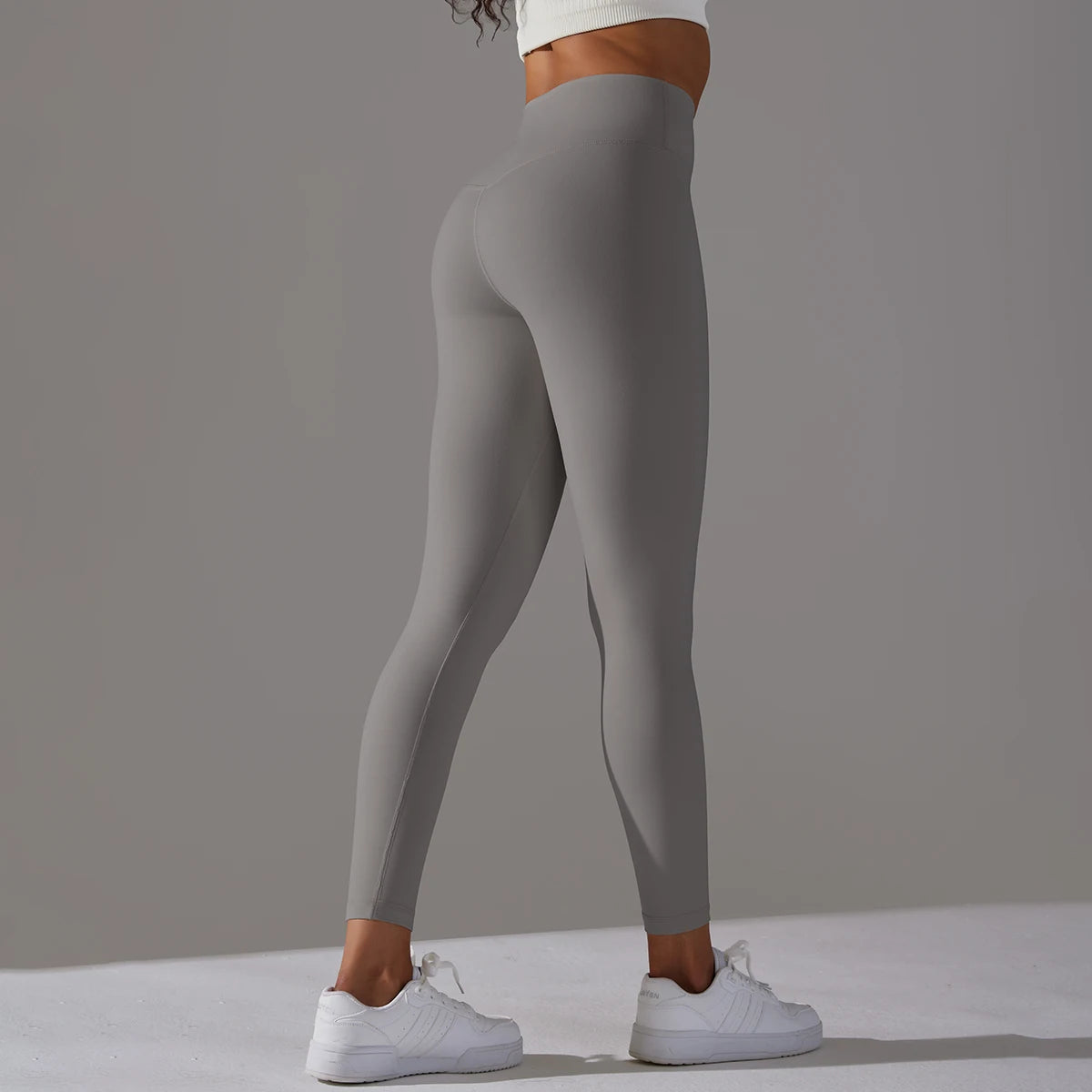 LuxeLift™ High-Waisted Seamless Leggings Blue Grey