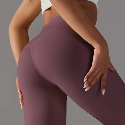 LuxeLift™ High-Waisted Seamless Leggings Blue Grey