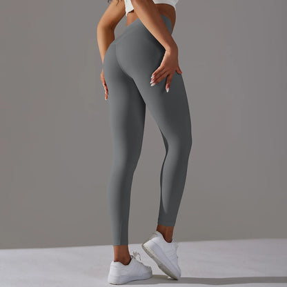 LuxeLift™ High-Waisted Seamless Leggings Blue Grey